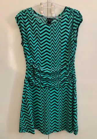(NOVO! Tam: M) Vestido Importado Ross Chevron 