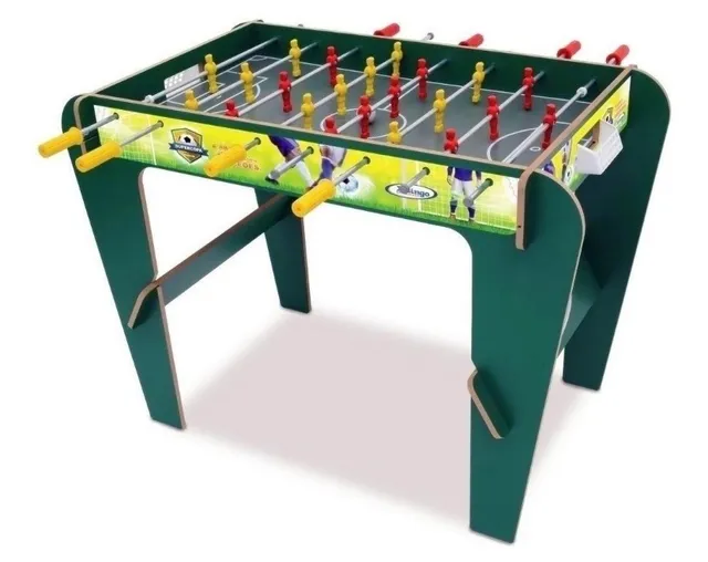 Jogo Futebol Infantil De Mesa Pebolim Pinball Fliperama Manual