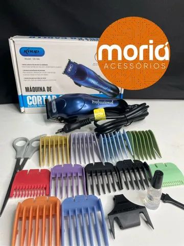 Maquina De Cortar Cabelo Profissional Com 15 Acessórios <br> - Foto 5