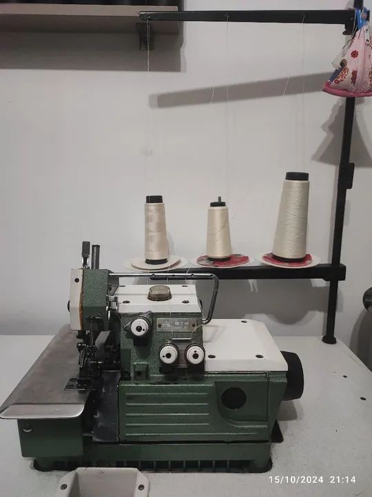 Máquina de costura overloque industrial GN6-3 completa - Foto 4