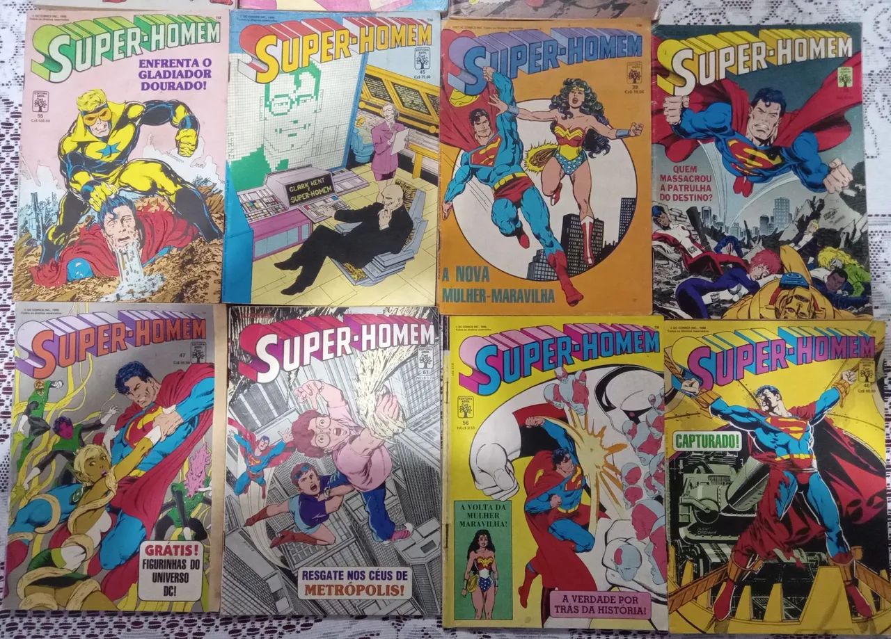 Onze hqs do Superman formatinho abril jovem com histórias de John Byrne - Foto 4