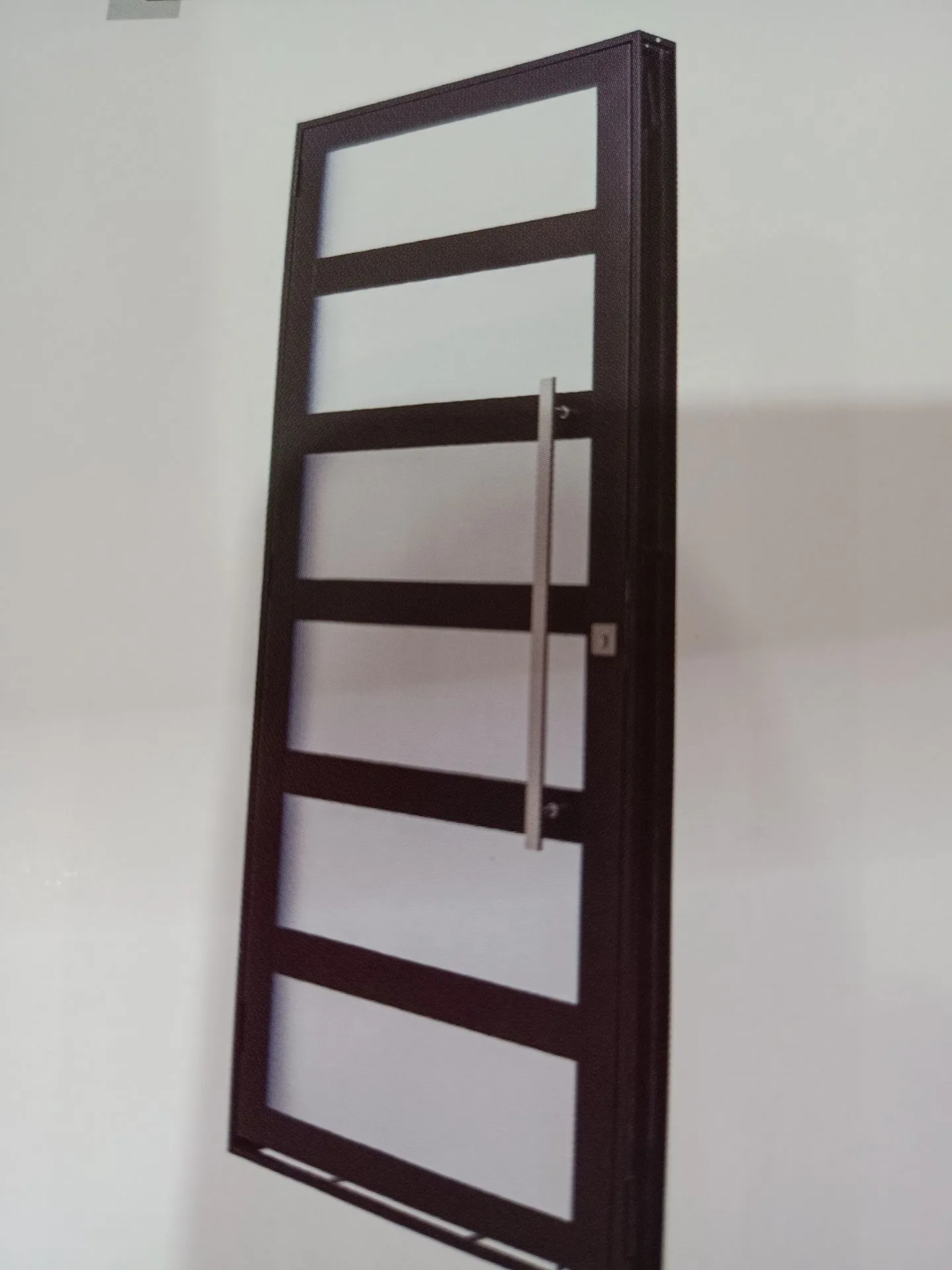 Porta Social Nova 1.00 x 2.50 Aço Preto