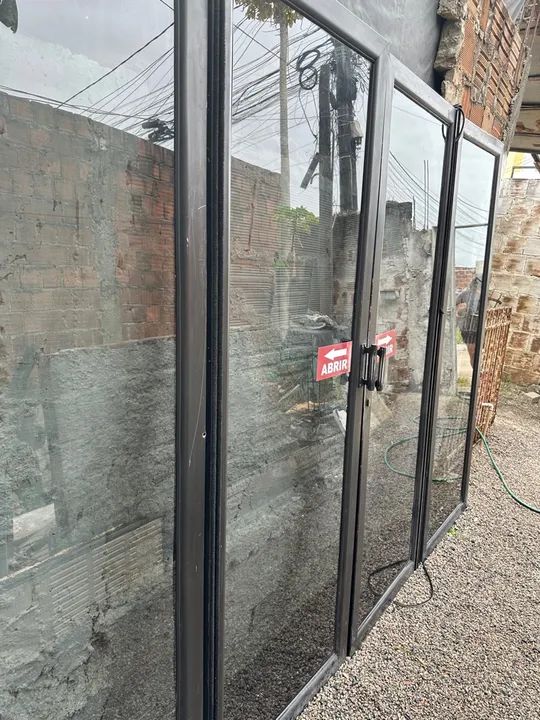 Porta de vidro temperado 4 folhas - Foto 2