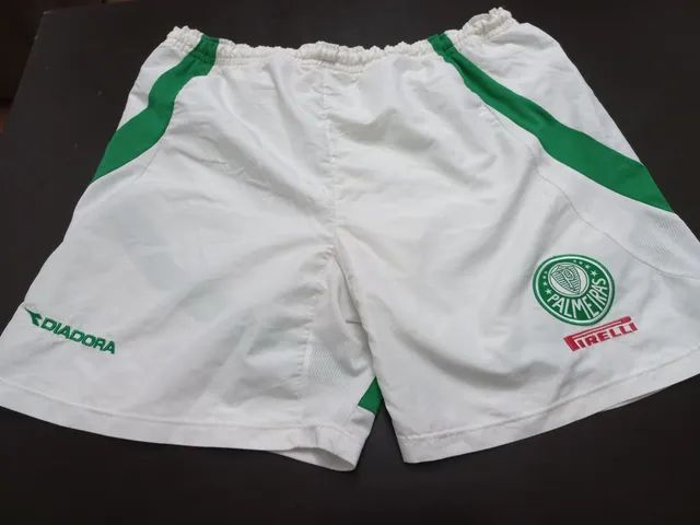 Antigo calção palmeiras pirelli diadora tamanho M  - Foto 4