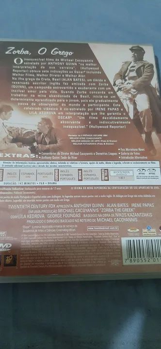 Dvd Zorba, O Grego - Foto 2