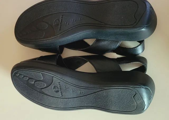 Sandália preta 37 Doctor Pé - Foto 4