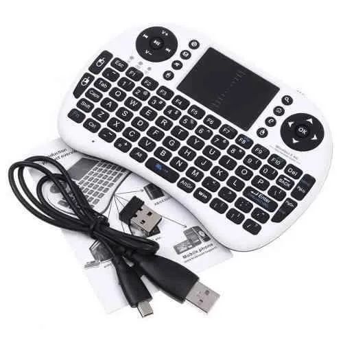 Mini Teclado Multimidia Sem Fio com Touchpad Loja Coimbra Computadores Entregamos - Foto 5