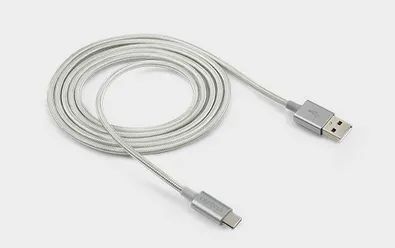 Cabo tipo C - Intelbras - Nylon trançado 1,5 metros - Foto 3