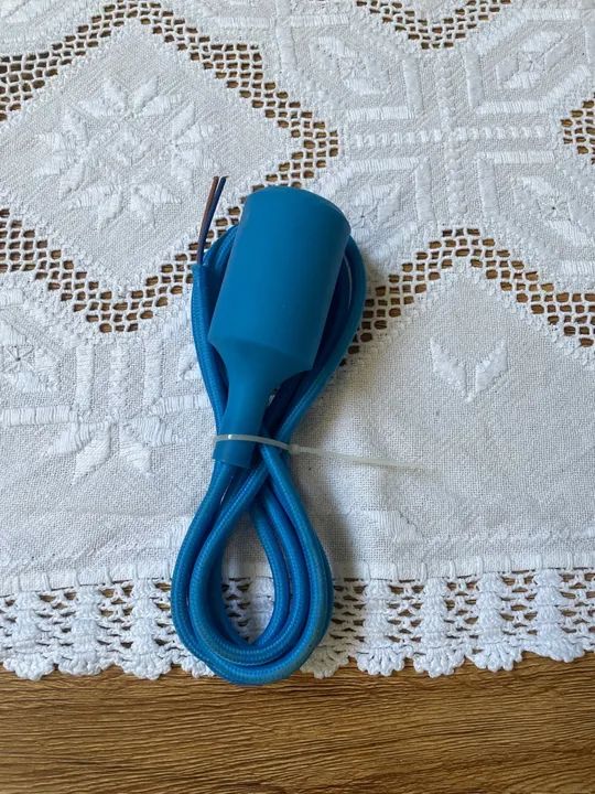 Cabo de Luz Azul para Pendente