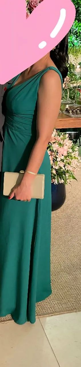 Vestido de festa longo verde - Foto 2