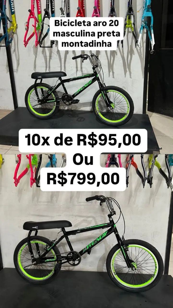 Bicicleta aro 20 montadinha 