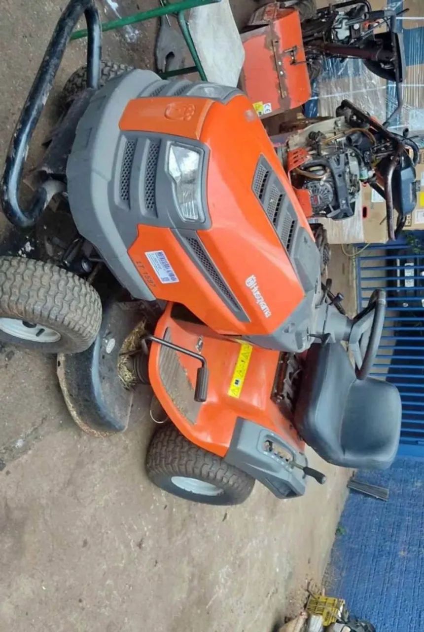 Trator husquevarna roçadeira  - Foto 4