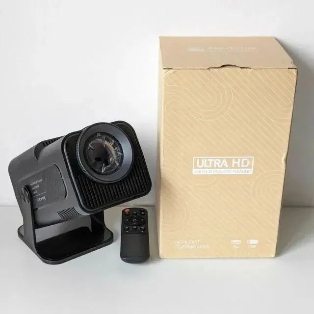 Projetor 4k completo todos canais, Android, telão até 150 polegadas top 64418734306562121