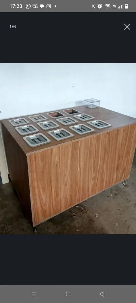   Expositor/ Buffet/ Balcão para sorveteria/ açaiteria/ adegas e móveis pra cafeteira - Foto 5