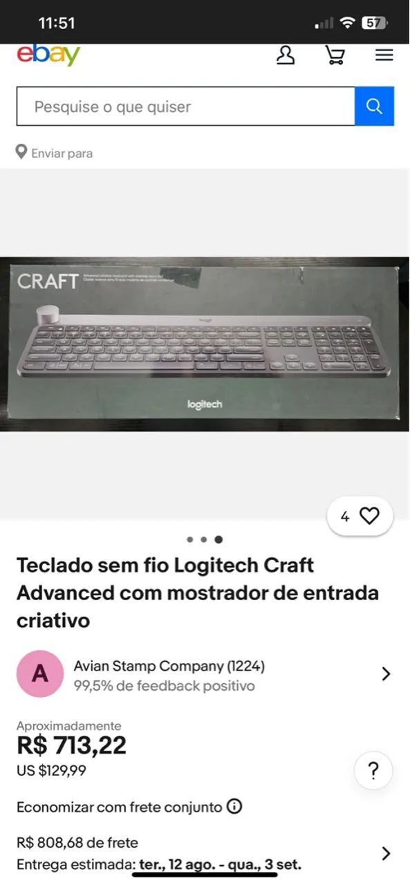 Teclado craft novo - Foto 5