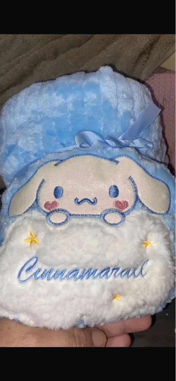 Manta Cinnamoroll 80x100 pelúcia  - Foto 2