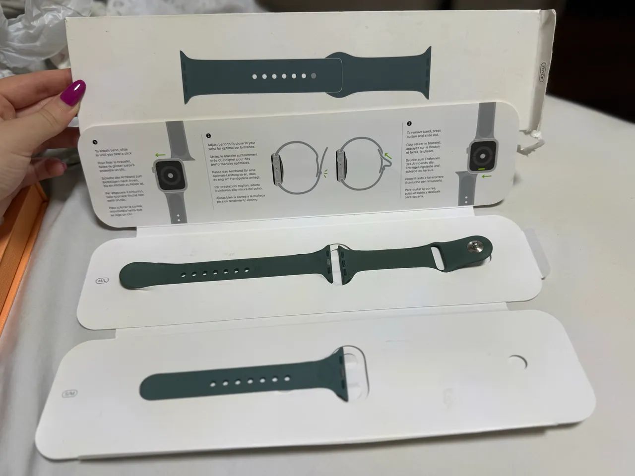 PULSEIRA APPLE WATCH 40 MM VERDE  - Foto 4