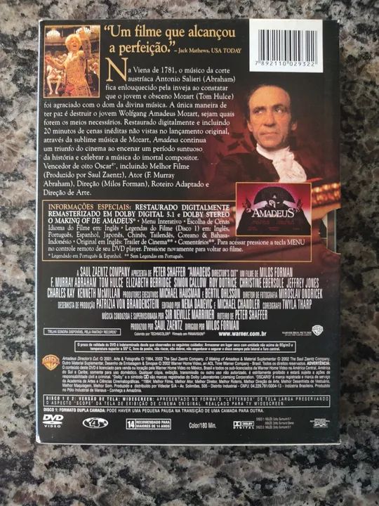 DVD Amadeus (duplo) - Foto 2