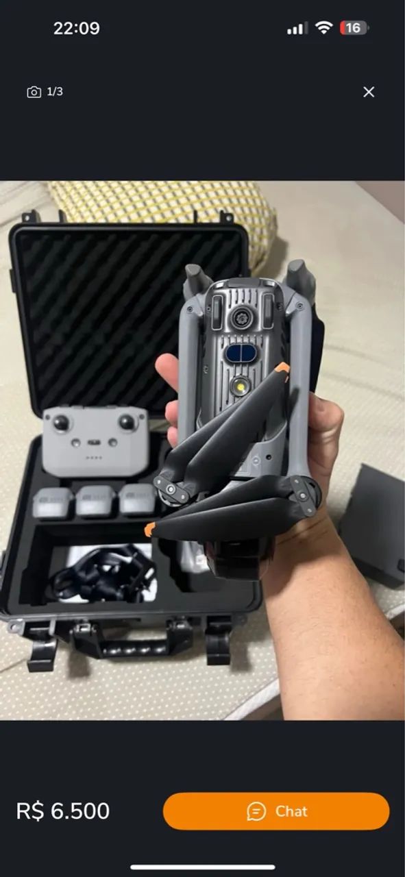 Drone Dji Air 3s Standard - fly more combo - zero - Foto 2