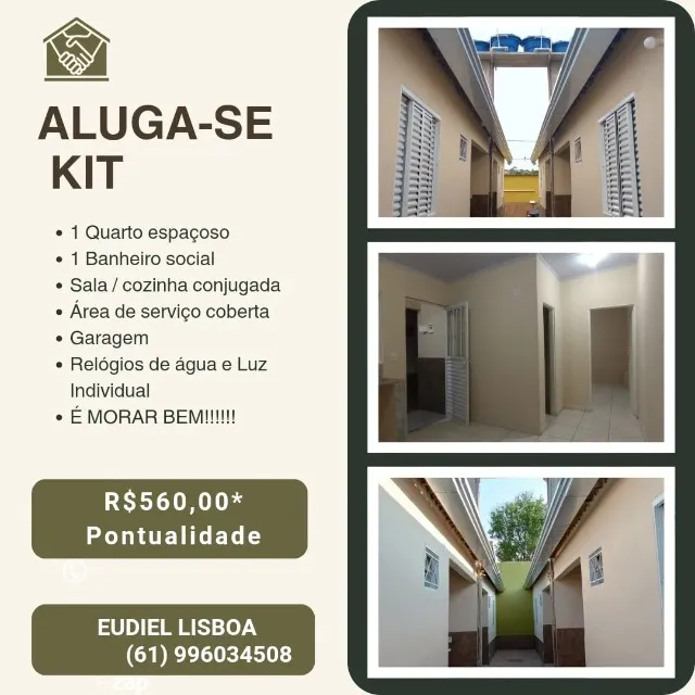ALUGA KITNET - VEM MORAR BEM