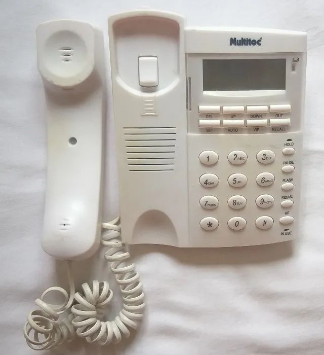 Aparelho de telefone fixo, marca multitoc, com identificador de chamadas, - Foto 2