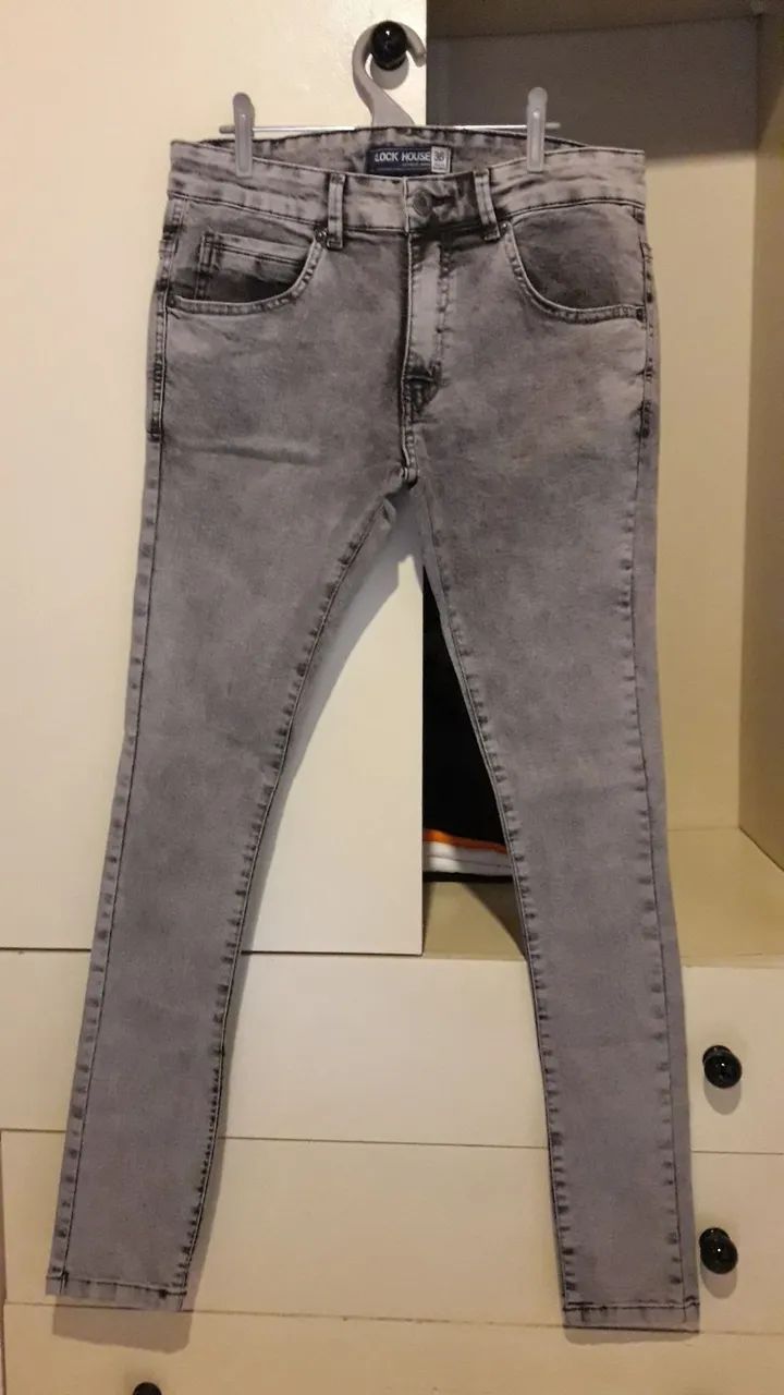 Calça Jeans Cinza Infantil - Lock House