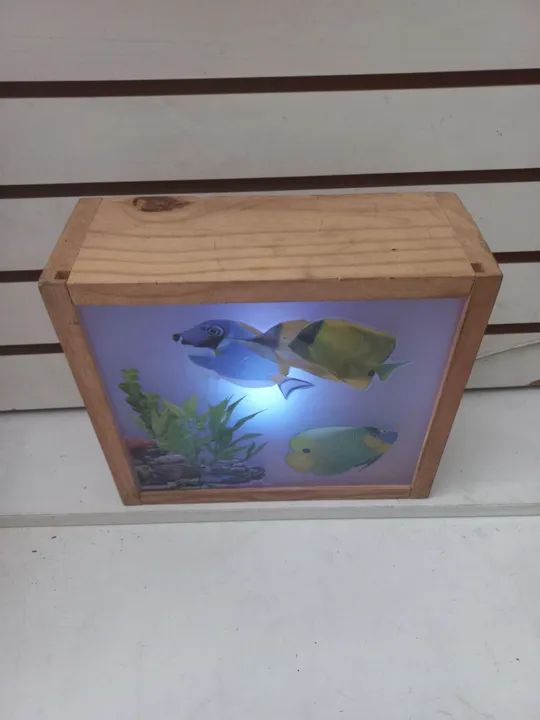 Abajur decorativo com Peixes - Foto 4