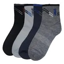 Kit 12 Pares Meia Cano Curto Juvenil Esportiva Masculina