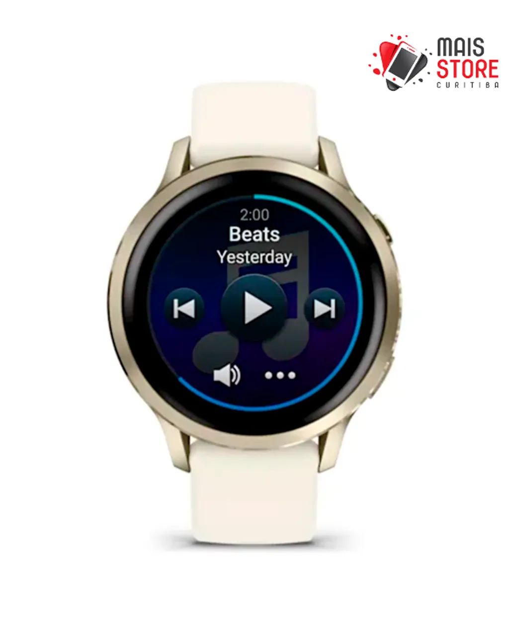 Relógio Garmin Venu 4 -41 MM - Gold/Bone (010-03013-00) (Novo/Lacrado) - Foto 4