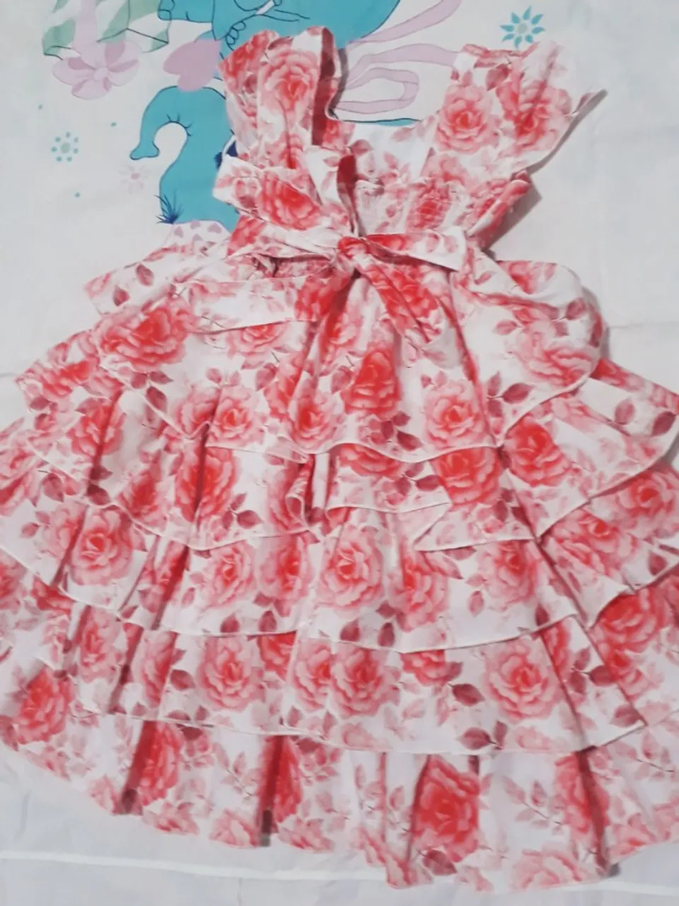 vestido floral infantil