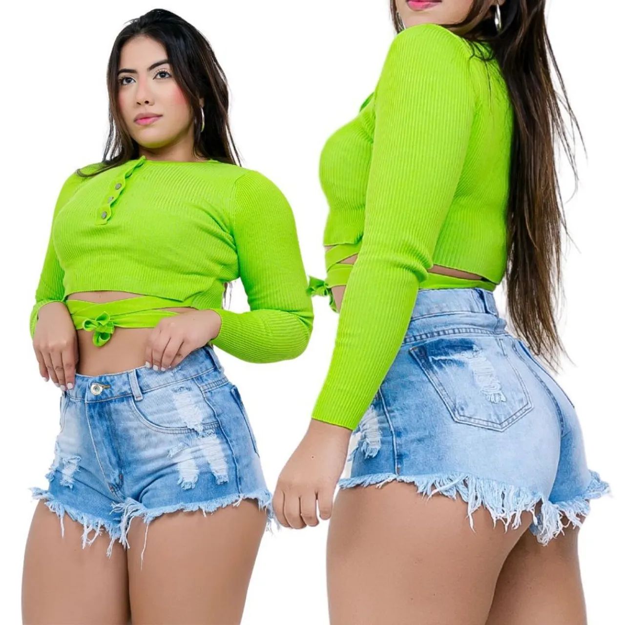short jeans feminino  - Foto 2