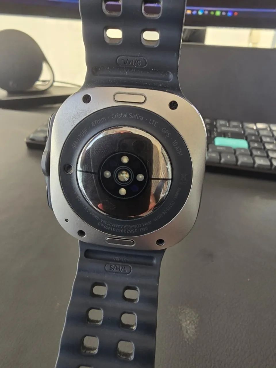 Galaxy Watch Ultra NF, caixa e garantia até 30/01/26 - Troca por Apple Watch Ultra 2 - Foto 3