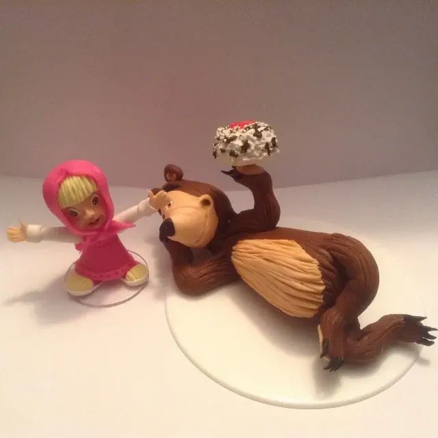 Conjunto Boneca Masha E O Urso. ( Biscuit) - Foto 5