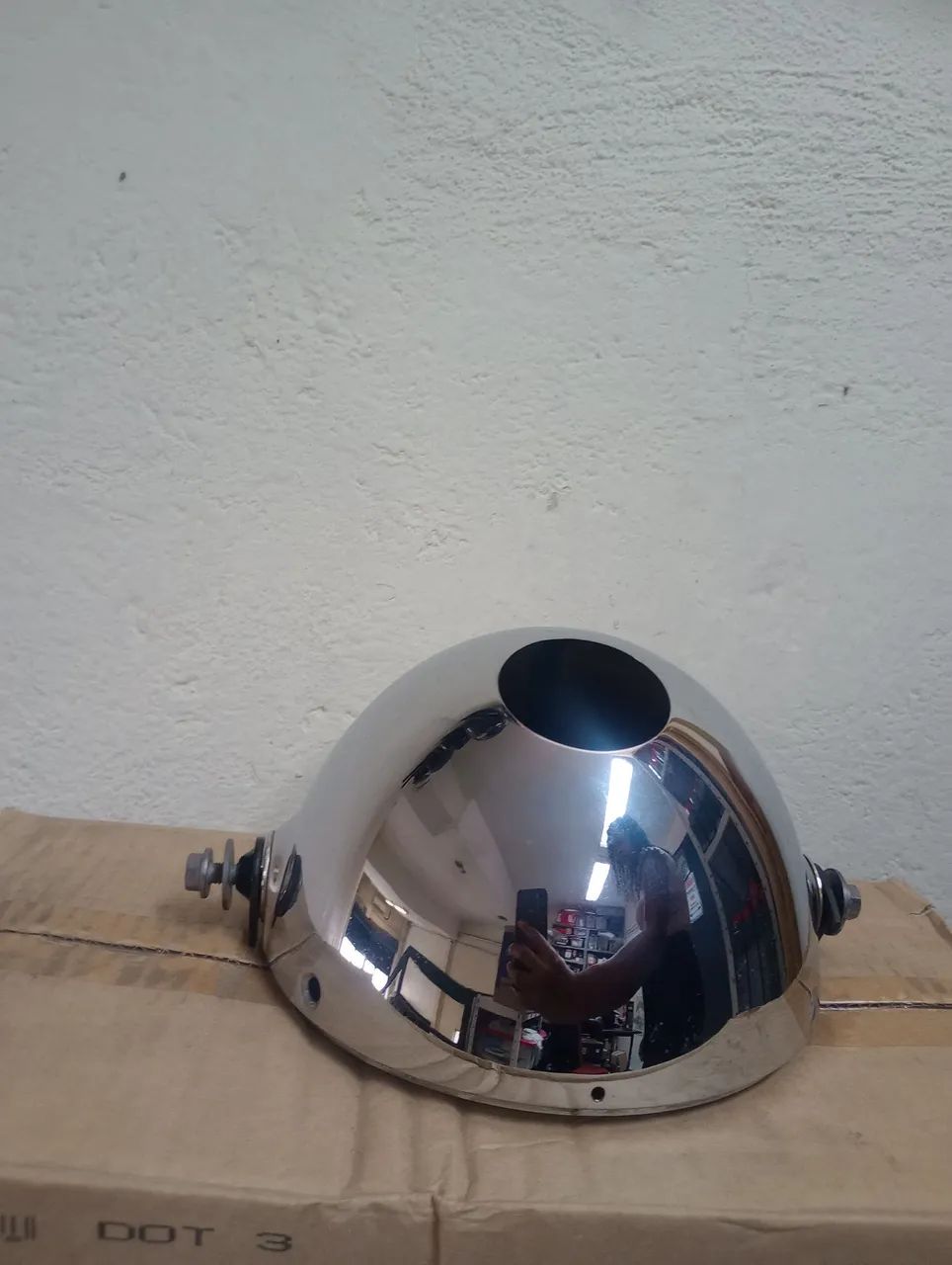 Capa farol Triumph Bonneville  - Foto 3