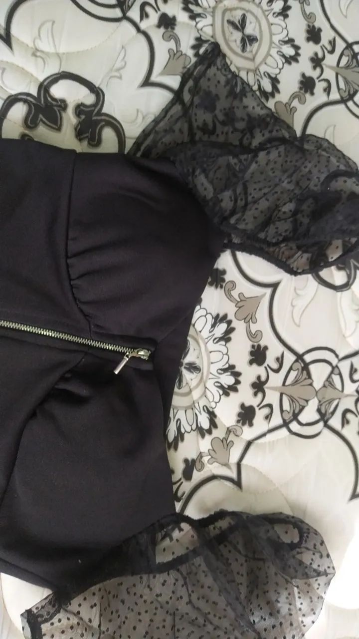  Cropped com ziper - Foto 2