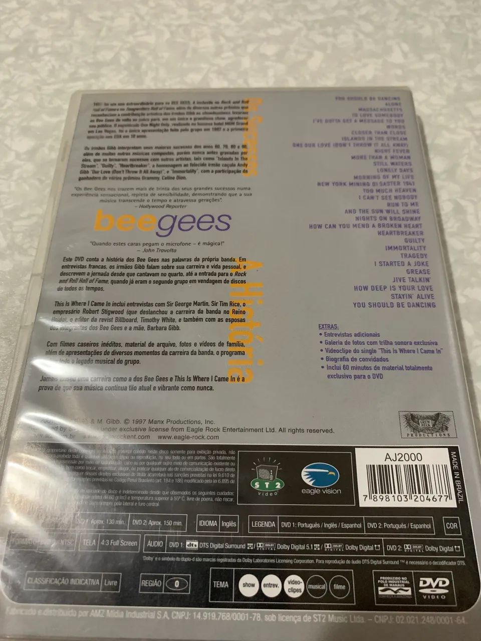 DVD DUPLO - BEE GEES EDIÇÃO DE COLECIONADOR  - Foto 2