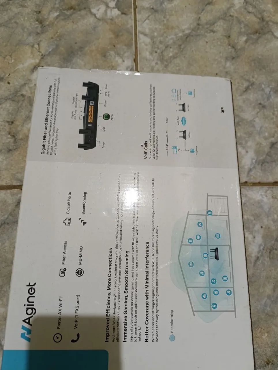 Ont Xpon Aginet XX230v - Wi-Fi 6 e Gigabit