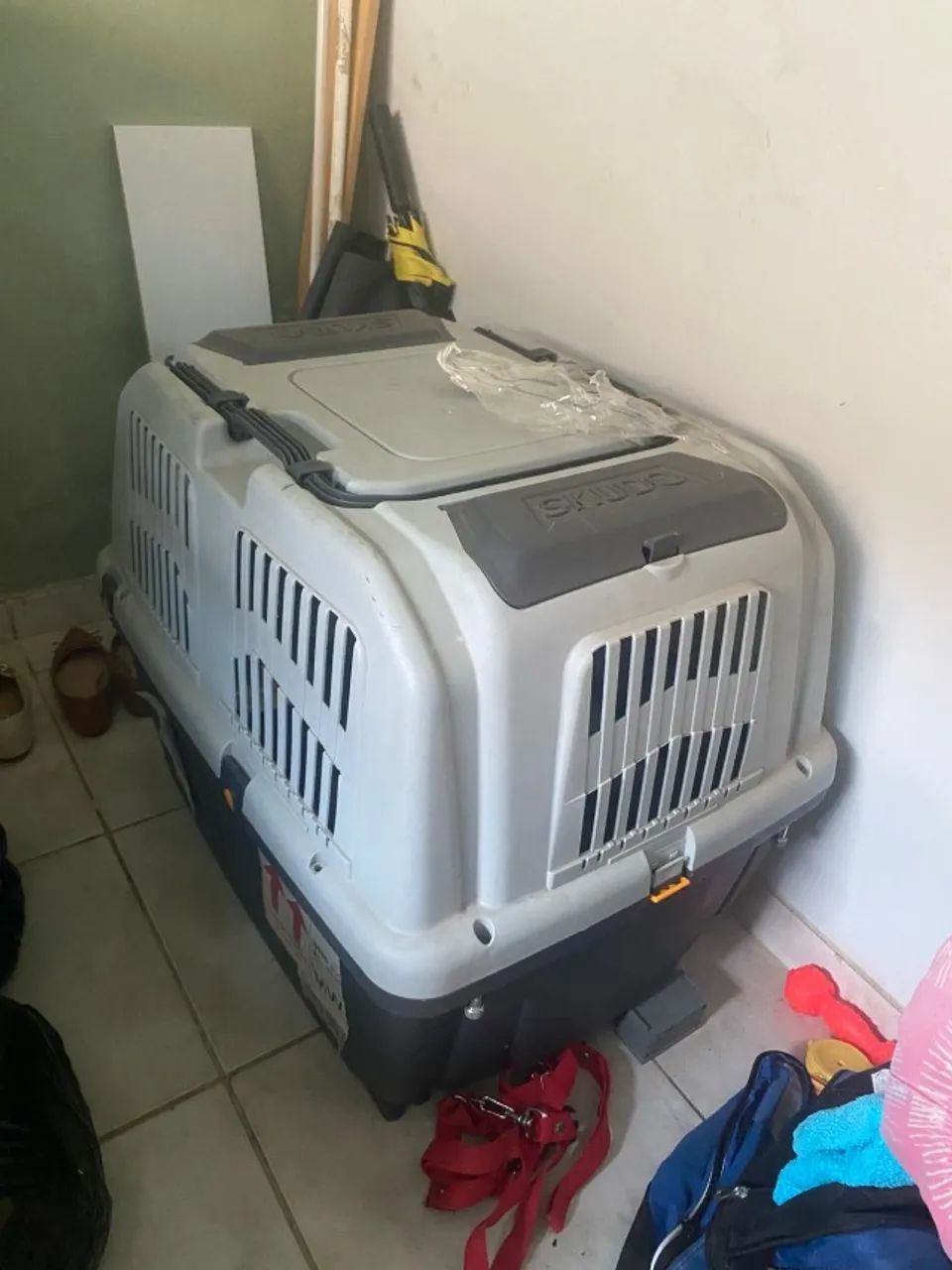 Caixa Transporte Pet XG Resistente Segura Avião Viagem Aérea - Foto 4