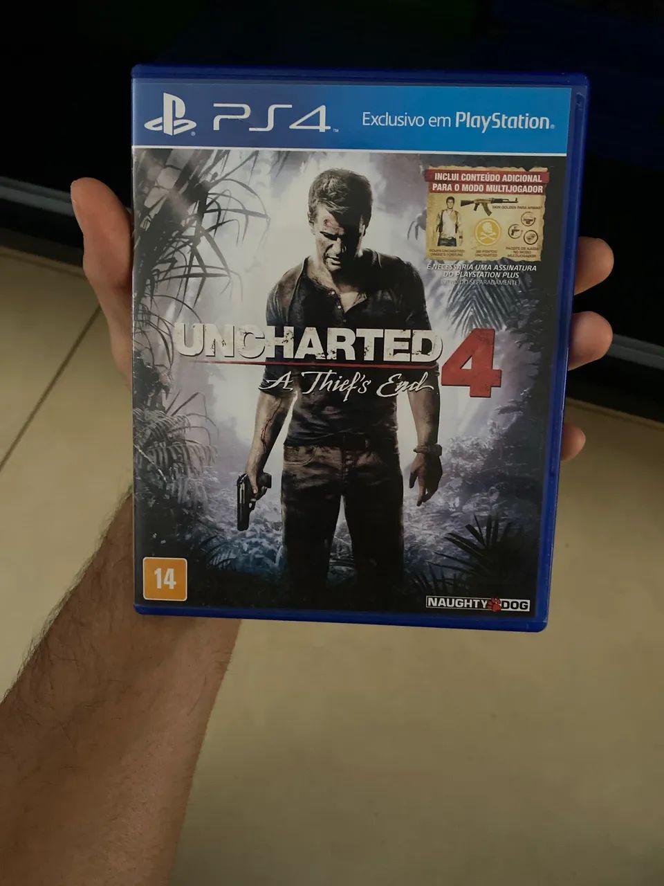 UNCHARTED 4 ps4 ps5 jogo
