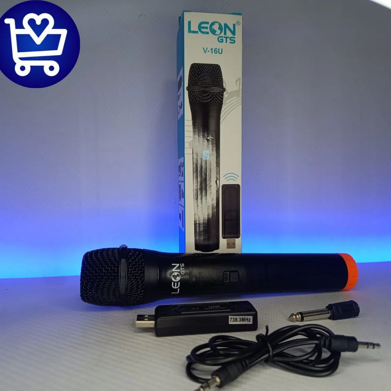 Microfone Sem Fio Leon GTS V-16U - Foto 3