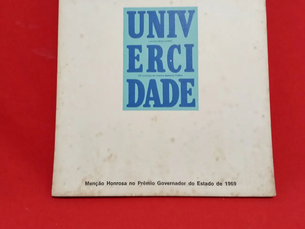 Livro Antigo 20 Sonetos de Caros Queiroz Telles - Foto 3