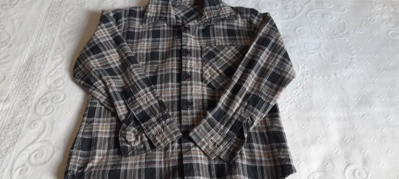 Camisa xadrez infantil