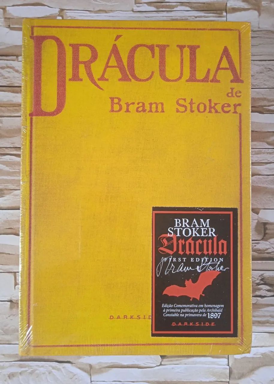 Drácula de Bram Stoker - Edição Comemorativa, First Edition. Editora Darkside.