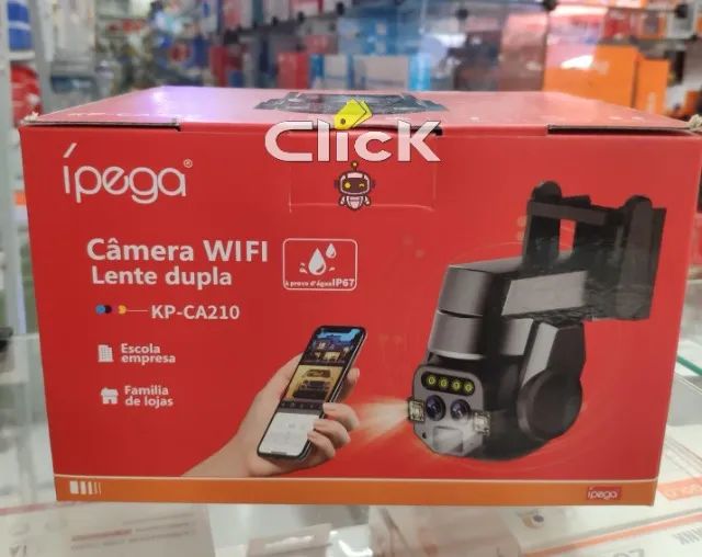 Câmera De Segurança Ip Ca210 Visão Noturna Cores Lente Dupla - Foto 2