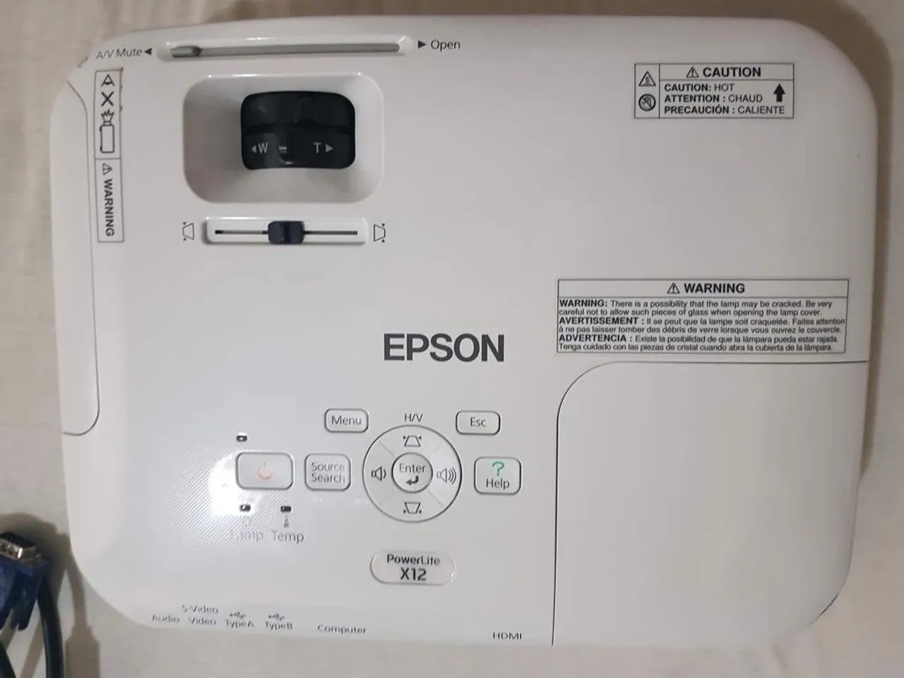Projetor Epson PowerLite X12 - Foto 6
