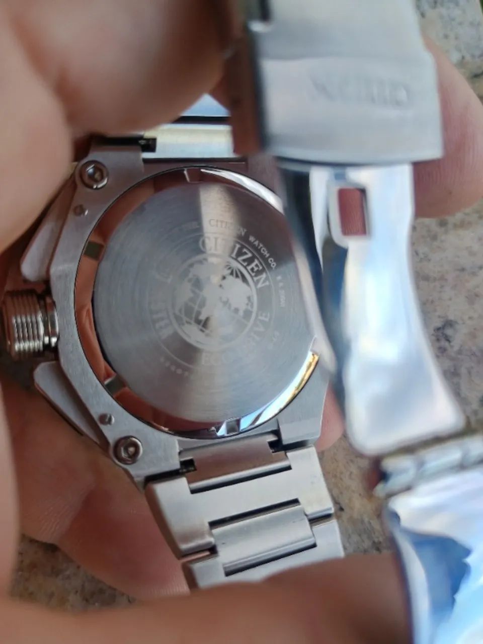 Relógio Citizen Eco Drive Super Chronograph 1/1000 Sec