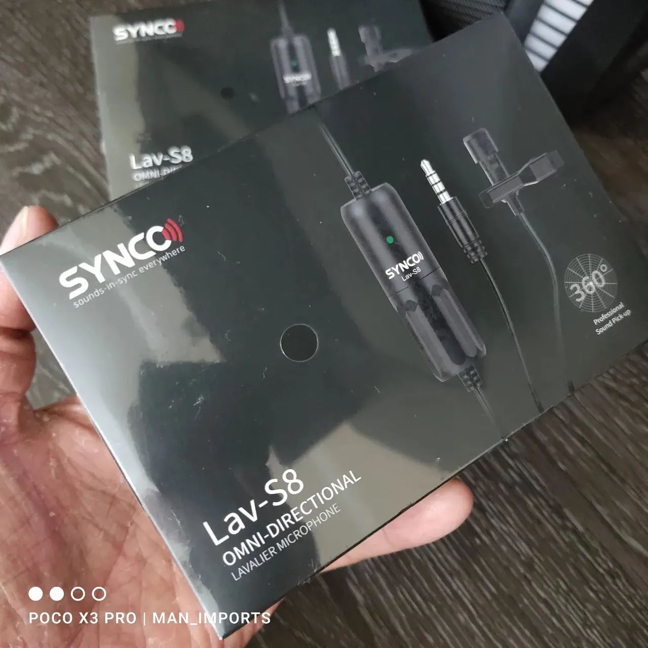 MICROFONE LAPELA OMNIDIRECIONAL SYNCO LAV-S8 - Foto 6