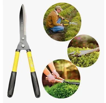 Tesoura Profissional P/ Cerca Viva E Grama Jardinagem 53cm 