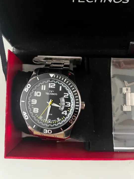 Relógio Masculino Technos Racer Prata