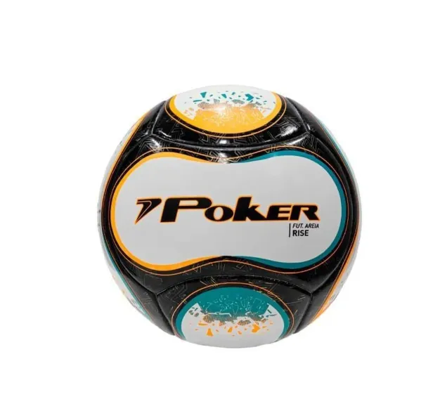 Bola de Futebol de Areia Rise Poker | Profissional Fusionada 6 Gomos